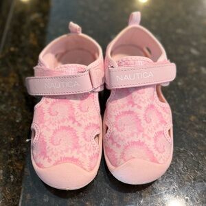 Nautica Water Beach Shoes Toddler Girls Size 10 Pink tie dye
